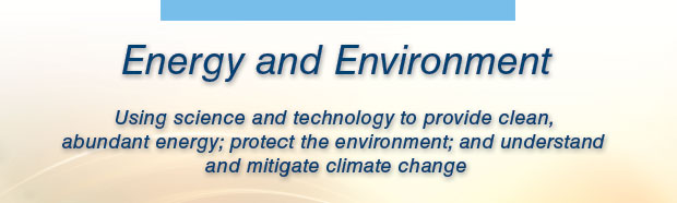 Environmental Report Energy and Environment page banner cover.