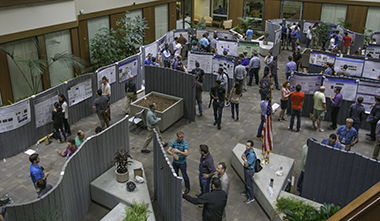 Environmental Report Laboratory postdoctoral researchers and Livermore graduate scholars presented their research to colleagues at the 9th annual Institutional Postdoctoral Poster Symposium. cover.
