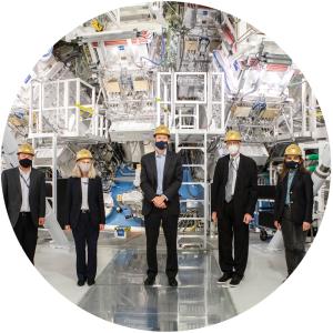 DOE Deputy Secretary David Turk and NNSA Administrator Jill Hruby visited LLNL’s National Ignition Facility in FY 2021 